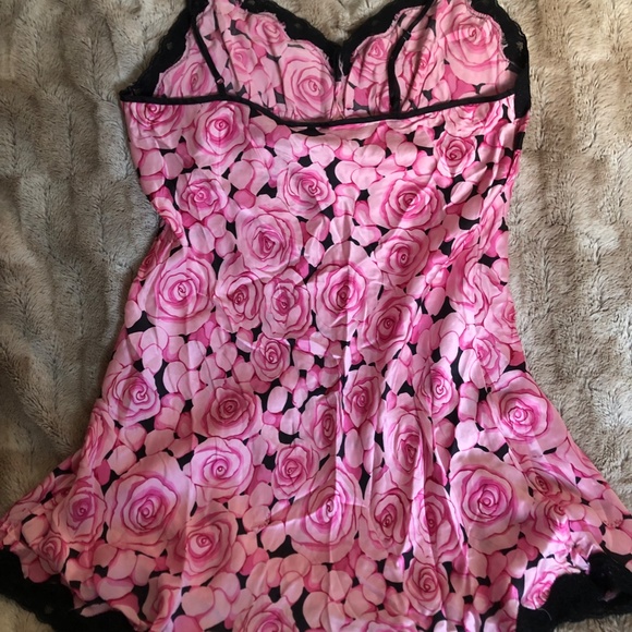 1)1996 VINTAGE NICK&NORA ROSES CHEMISE, SZXL,100%SILK, BEYOND EUC, VERY ELEGANT - Picture 9 of 15